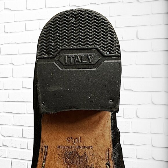 Stunning Men's Leather Short with Side Zip Ankle Boots - 10.5 - Picture 8 of 9